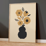 Abstract Blooms - Poppy gold
