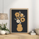 Abstract Blooms - Poppy gold