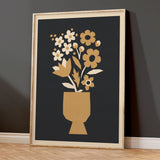 Abstract Blooms - Daisy gold