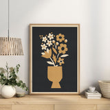 Abstract Blooms - Daisy gold