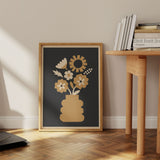 Abstract Blooms - Primrose gold