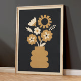 Abstract Blooms - Primrose gold