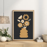 Abstract Blooms - Primrose gold