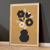 Abstract Blooms - Poppy gold