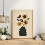 Abstract Blooms - Primrose gold