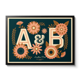 INITIALS PERSONALISED PRINT