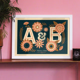INITIALS PERSONALISED PRINT