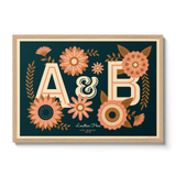 INITIALS PERSONALISED PRINT