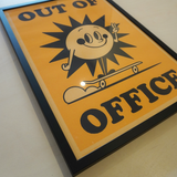 Out of Office Framed Sample Sale Print