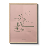 Cruising Skate Art Print