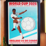 World Cup 2026 Poster #2 - England Vs DR Congo