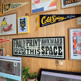 Awkward Space - Framed Landscape Print