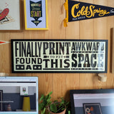 Awkward Space - Framed Landscape Print