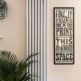 Awkward Space - Framed Portrait Print