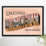 Greetings from Birmingham - Giclée Print
