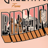 Greetings from Birmingham - Giclée Print