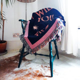 I Will Follow You Limited Edition Woven Jaquard Blanket