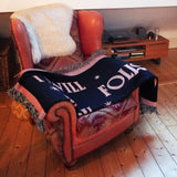 I Will Follow You Limited Edition Woven Jaquard Blanket