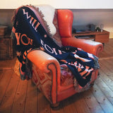 I Will Follow You Limited Edition Woven Jaquard Blanket