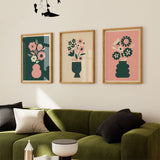Abstract Blooms - Primrose pink