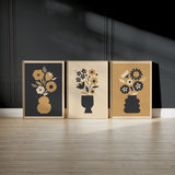Abstract Blooms - Primrose gold