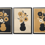 Abstract Blooms - Poppy gold