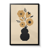 Abstract Blooms - Poppy gold