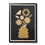 Abstract Blooms - Primrose gold