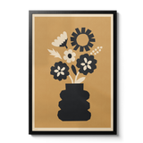 Abstract Blooms - Primrose gold