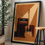 Guitar Amp Personalised Print