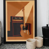 Guitar Amp Personalised Print