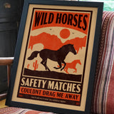 Wild Horses - Rolling stones Retro Matchbox