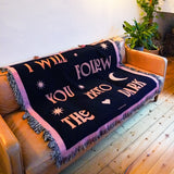 I Will Follow You Limited Edition Woven Jaquard Blanket