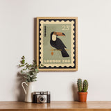 London Zoo Stamp collection print - Toucan
