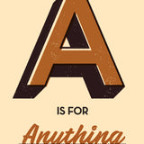A is for ... Personalised Print