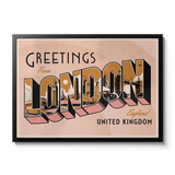 Greetings from London - Giclée Print