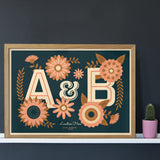 INITIALS PERSONALISED PRINT