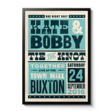 Letterpress - Tie the knot - Personalised Print