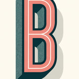 INITIAL DROP CAPITAL PERSONALISED PRINT