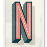 INITIAL DROP CAPITAL PERSONALISED PRINT