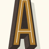 INITIAL DROP CAPITAL PERSONALISED PRINT