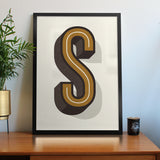 INITIAL DROP CAPITAL PERSONALISED PRINT