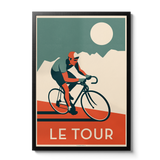 Le Tour - Cycling Giclee Print