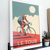 Le Tour - Cycling Giclee Print