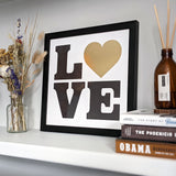 L❤VE  - Limited Edition Gold foil print