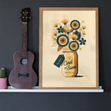 Mason Jar Personalised Print