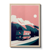 Summertime Travel RV - Giclée Print