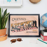 Greetings from Cornwall - Giclée Print