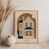 Home Portrait Personalised Print