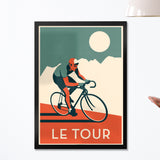 Le Tour - Cycling Giclee Print